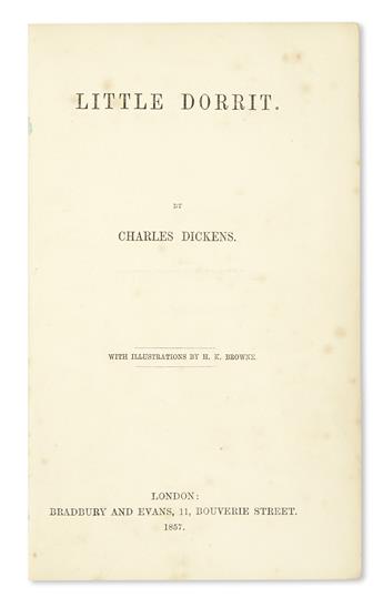 DICKENS, CHARLES. Little Dorrit.